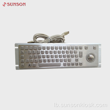 Anti-Riot Metalic Keyboard fir Informatiounskiosk